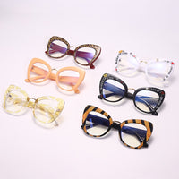 Various Design Print Cat Eye Optical Glasses