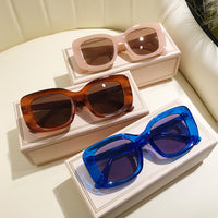 Chunky RETRO THICK FRAME Square Oversized Sunglasses