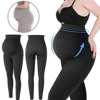 Maternity High Waist Belly Support Leggings - Zee Grace Tee