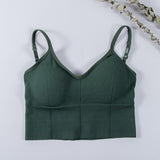 Padded Crop Top Seamless Camisole
