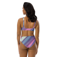 LAVENDER LOVE: Recycled high-waisted bikini