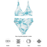 BLUE SKY: Recycled high-waisted bikini
