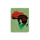 AFRO MOTHER EARTH: Canvas Wall Art