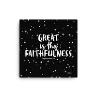 LAMENTATIONS 3:23- Canvas Wall Art