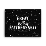 LAMENTATIONS 3:23- Canvas Wall Art