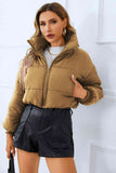 Zip-Up Winter Coat with Pockets
