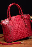 PU Leather CROC Handbag