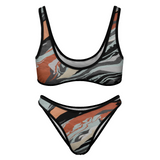 TIGER BROWNS: Women's Two Piece Swimsuits Sexy Bikini Suit