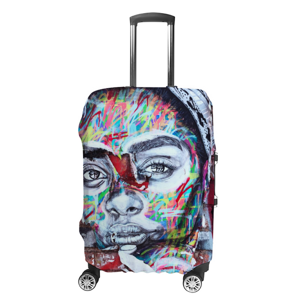 GRAFFITI GIRL: Anti-Scratch Luggage Cover