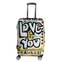 LOVE IS YOU: Anti-Scratch Luggage Cover