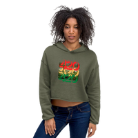 420: WOMEN'S Crop Hoodie - Zee Grace Tee