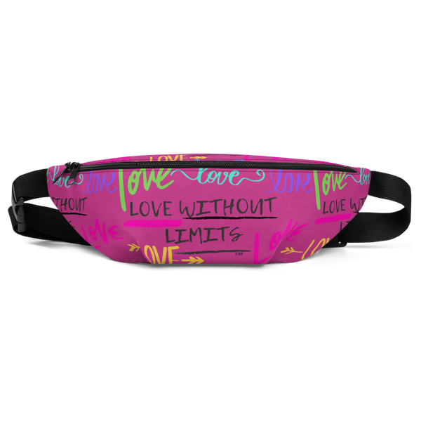 LOVE WITHOUT LIMITS: HOT PINK Fanny Pack - Zee Grace Tee