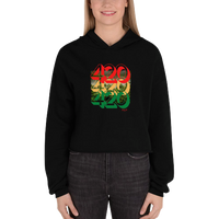 420: WOMEN'S Crop Hoodie - Zee Grace Tee