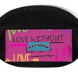 LOVE WITHOUT LIMITS: HOT PINK Fanny Pack - Zee Grace Tee