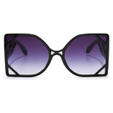 Oversized Steampunk Retro Sunglasses - Zee Grace Tee