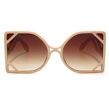 Oversized Steampunk Retro Sunglasses - Zee Grace Tee