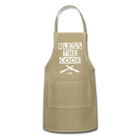 BLESS THE COOK: Adjustable Apron - Zee Grace Tee