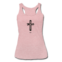 Jesus: Women’s Tri-Blend Racerback Tank - heather dusty rose