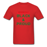 Unapologetically Black & Proud: Men's T-Shirt - red