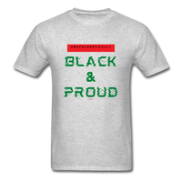 Unapologetically Black & Proud: Men's T-Shirt - heather gray