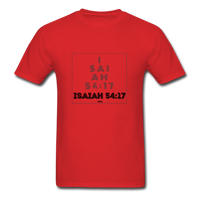 ISAIAH 54:17: Unisex Classic T-Shirt - red