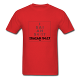 ISAIAH 54:17: Unisex Classic T-Shirt - red