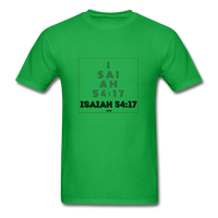 ISAIAH 54:17: Unisex Classic T-Shirt - bright green