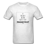 ISAIAH 54:17: Unisex Classic T-Shirt - light heather gray