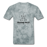 ISAIAH 54:17: Unisex Classic T-Shirt - grey tie dye