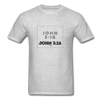 JOHN 3:16: Unisex Classic T-Shirt - heather gray