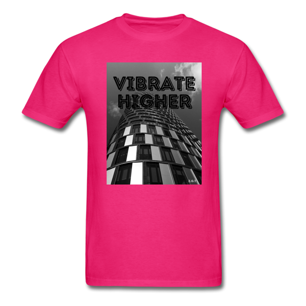 VIBRATE HIGHER: Unisex Classic T-Shirt - fuchsia