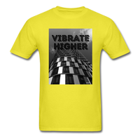 VIBRATE HIGHER: Unisex Classic T-Shirt - yellow