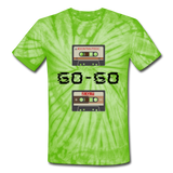 GO-GO: Unisex Tie Dye T-Shirt - spider lime green