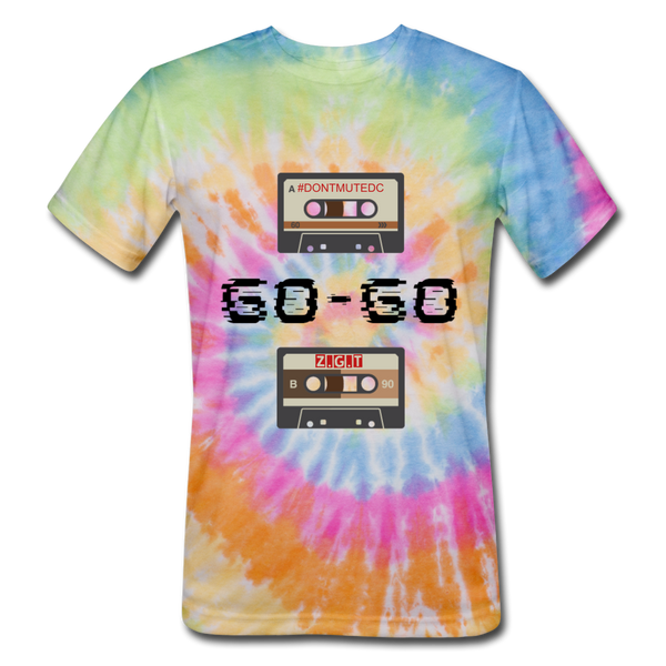 GO-GO: Unisex Tie Dye T-Shirt - rainbow