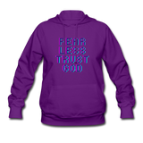 FEAR LESS TRUST GOD: Women's Hoodie - purple