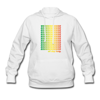 WEED ALL DAY: Women's Hoodie - white