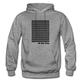 WEED ALL DAY LONG: Gildan Heavy Blend Adult Hoodie - graphite heather
