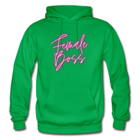 FEMALE BOSS: Gildan Heavy Blend Adult Hoodie - kelly green