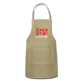DOPE IN REAL LIFE: Adjustable Apron - khaki