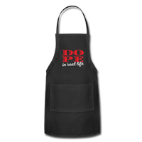 DOPE IN REAL LIFE: Adjustable Apron - black