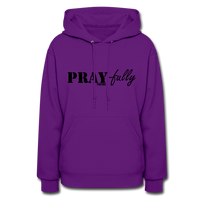 PRAY-fully: Women's Hoodie - purple