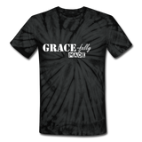 GRACE-fully MADE (wl): Unisex Tie Dye T-Shirt - spider black