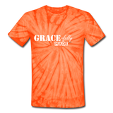GRACE-fully MADE (wl): Unisex Tie Dye T-Shirt - spider orange