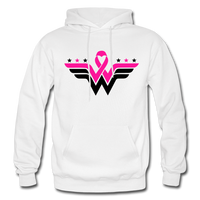 WONDER WARRIOR: Gildan Heavy Blend Adult Hoodie - white