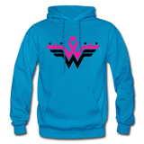 WONDER WARRIOR: Gildan Heavy Blend Adult Hoodie - turquoise