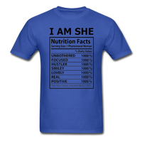 I AM SHE: Unisex Classic T-Shirt - royal blue
