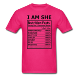 I AM SHE: Unisex Classic T-Shirt - fuchsia