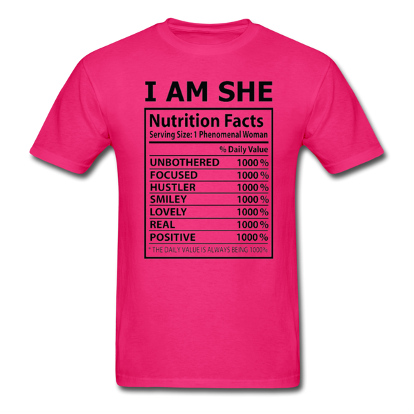I AM SHE: Unisex Classic T-Shirt - fuchsia
