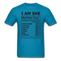 I AM SHE: Unisex Classic T-Shirt - turquoise