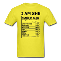 I AM SHE: Unisex Classic T-Shirt - yellow